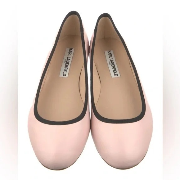 Karl Lagerfeld Shoes - Karl Lagerfeld Baby Pink Ballet Flat